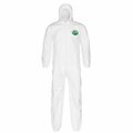Lakeland Coverall, CTL428, MicroMax, Large, White, Hooded, Elastic, 25PK CTL428-L